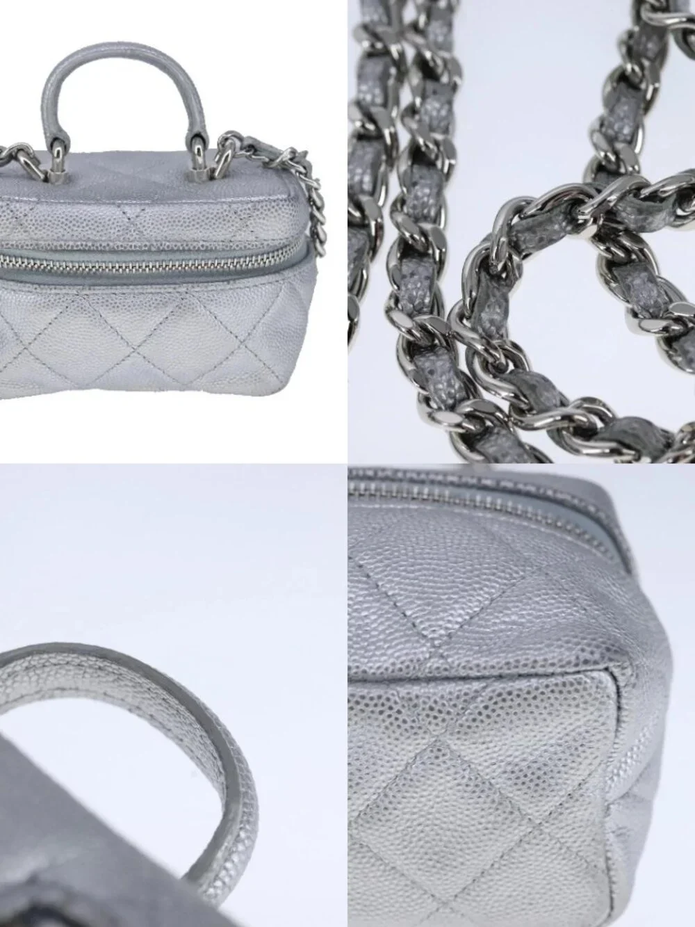 CHANEL brand	chanel color	silver